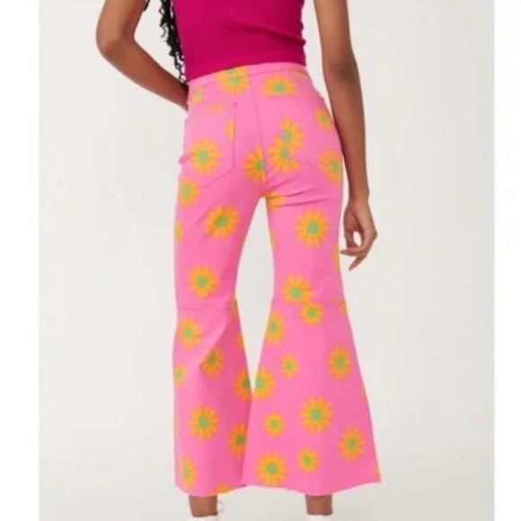 Free People Floral Jeans Nwt size 27 - Picture 4 of 10